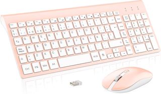 ✨ - cimetech Teclado y Ratón Inalámbrico, 2.4G Com