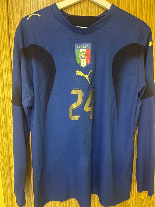 CAMISETA SELECCIÓN ITALIA FÚTBOL 2006 MATCH ISSUE