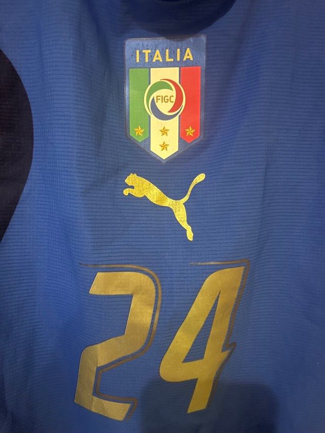 CAMISETA SELECCIÓN ITALIA FÚTBOL 2006 MATCH ISSUE