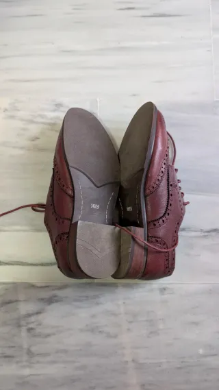 Zapatos mocasines burdeos