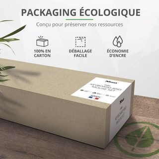 ✨ - Trust Taro USB-Tastatur und Maus-Set, Französi