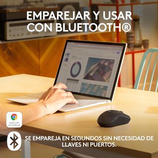 ✨ - Logitech M240 Silencioso Bluetooth Ratón, inal