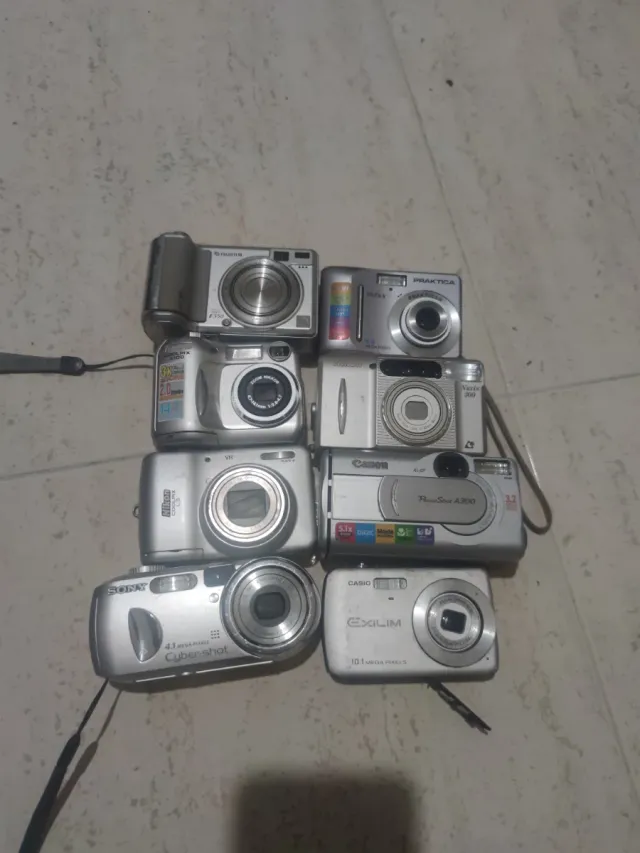 Lote 8 Cámaras Digitales para Piezas