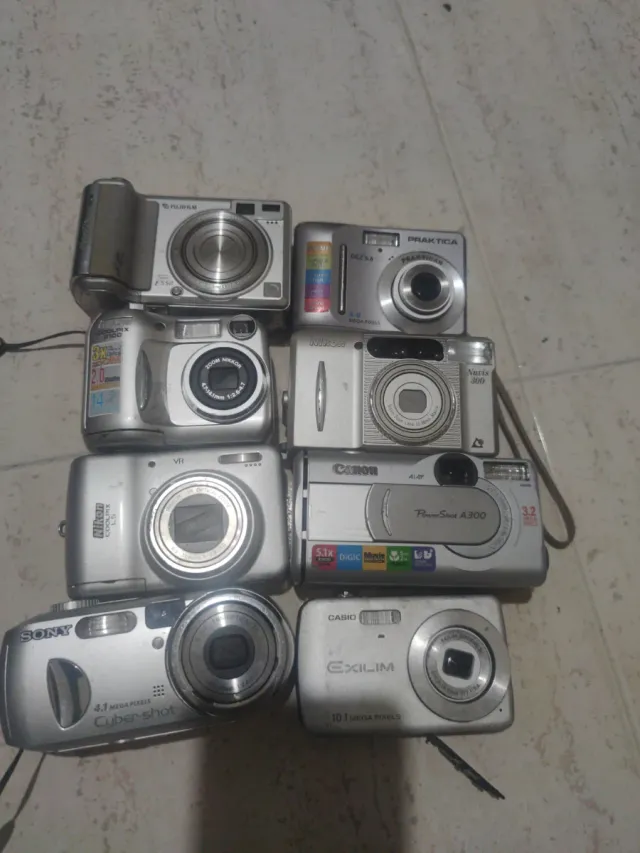 Lote 8 Cámaras Digitales para Piezas