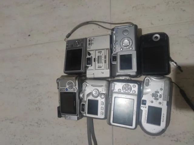 Lote 8 Cámaras Digitales para Piezas