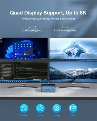 ✨ - GEEKOM Mini PC Gaming IT13, NUC 13 i9-13900H (