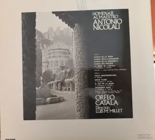 2 Vinilos Orfeó Català- Cançons Populars Catalanes