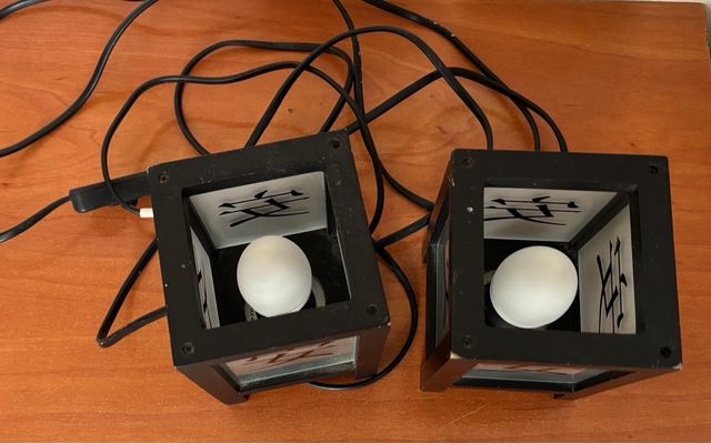 Lámparas Negras Decorativas