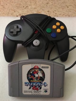 Nintendo 64 Mando y Mario Kart 64 Juego Jap
