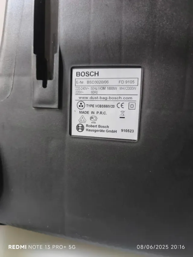 2 Aspiradores Bosch e Ufesa usados