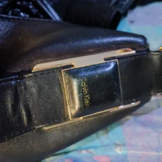 Bolso Piel Negro Calvin Klein