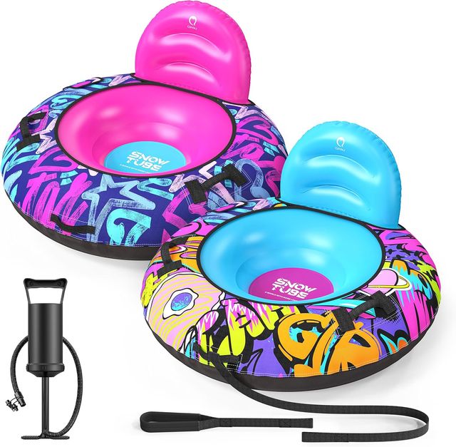 Trineo gonfiabile da neve - 2 unità