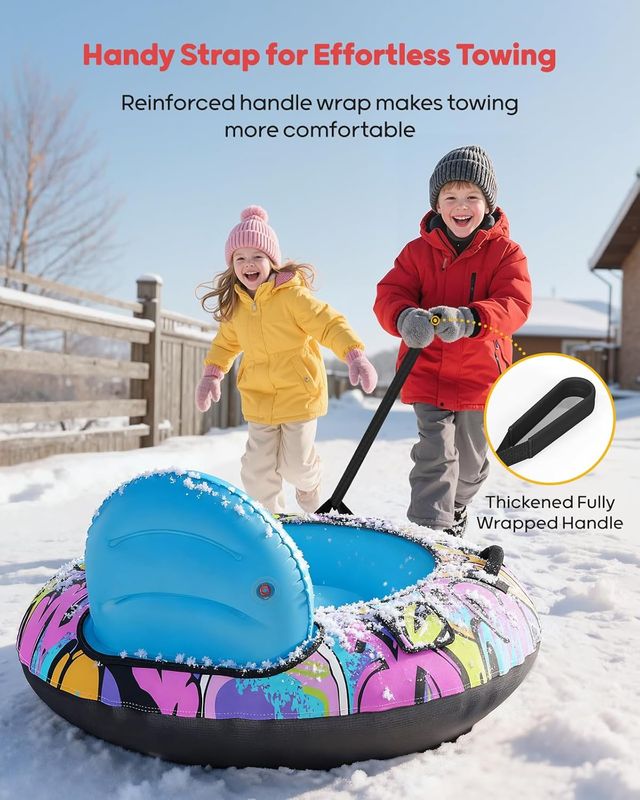 Trineo gonfiabile da neve - 2 unità