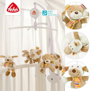 ✨ - Fehn Rainbow 160741 Móvil musical, caja móvil