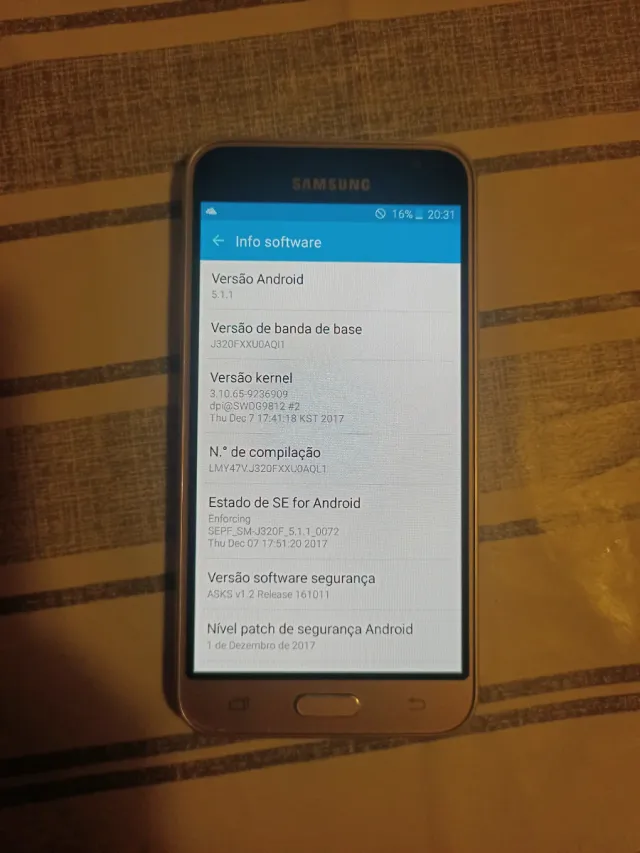 Samsung J3, batería dura poco