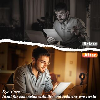 ✨ - Mojimdo Luz de Videoconferencia [3 Colores 10