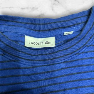 Felpa Lacoste a righe blu