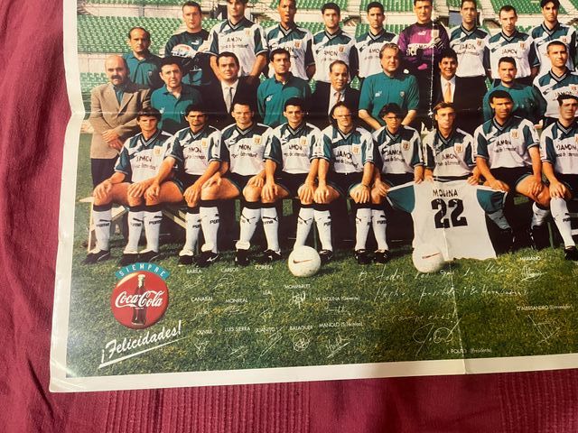 POSTER EQUIPO FÚTBOL MERIDA CP TEMPORADA 1997-1998