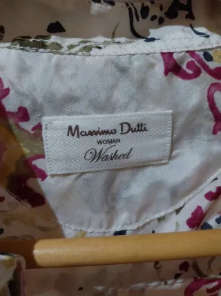 Blusón Massimo Dutti Estampado Multicolor