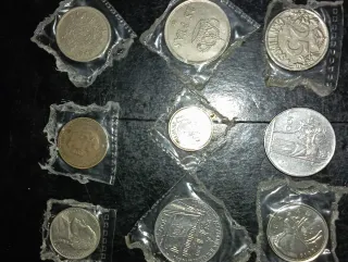 Colección monedas antiguas valiosas
