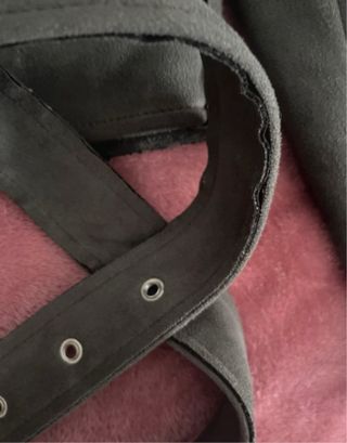 Cazadora efecto ante ZARA BASIC gris