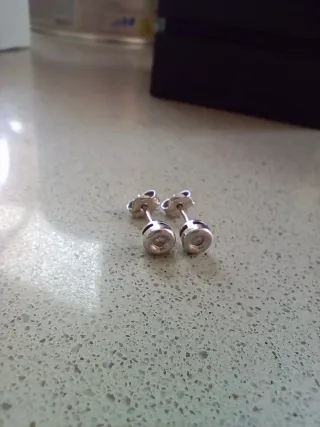 Pendientes oro y diamantes