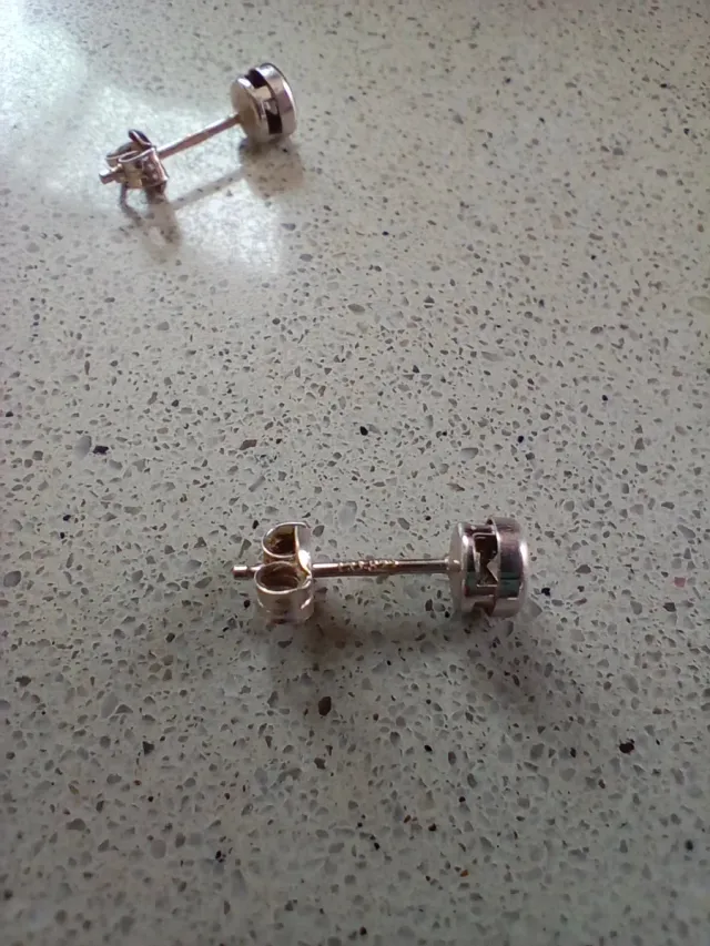 Pendientes oro y diamantes