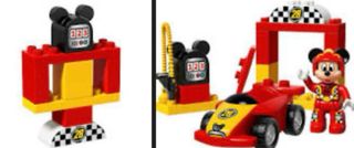 Lego Duplo e Playmobil 123 Auto di Topolino