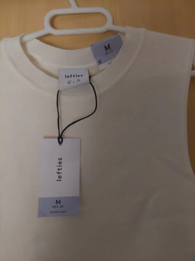 Chaleco Lefties Blanco Talla M