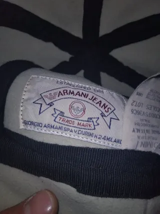 Gorro Armani Jeans Invierno Azul/Blanco