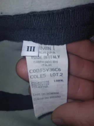 Gorro Armani Jeans Invierno Azul/Blanco