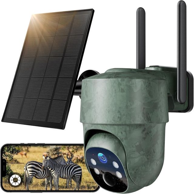 Fotocamera Solare da Caccia 4G + Pannello Solare / con SIM