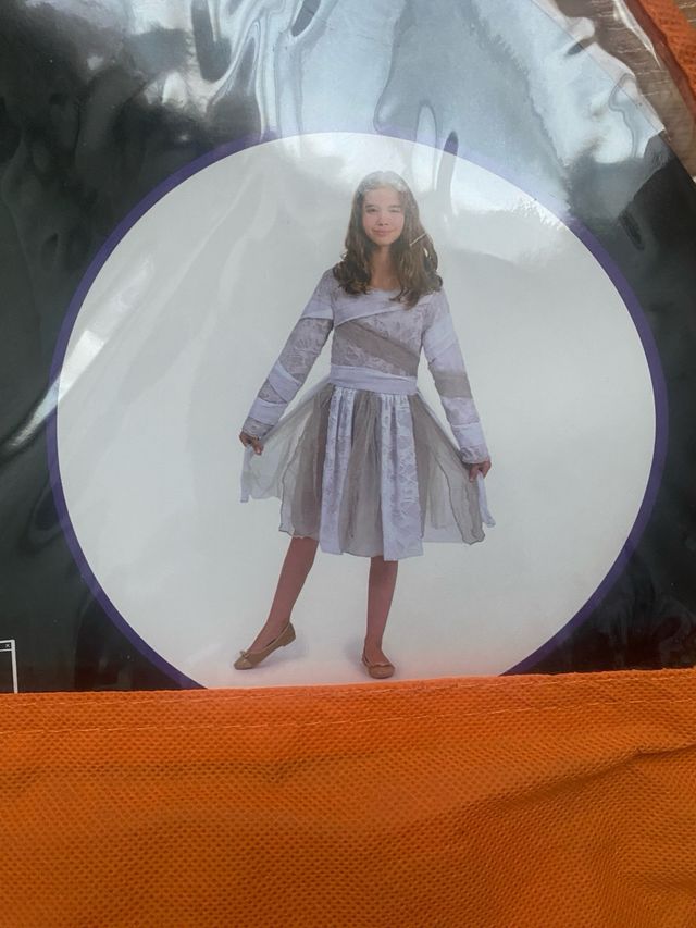 Disfraz niña momia talla 6-8