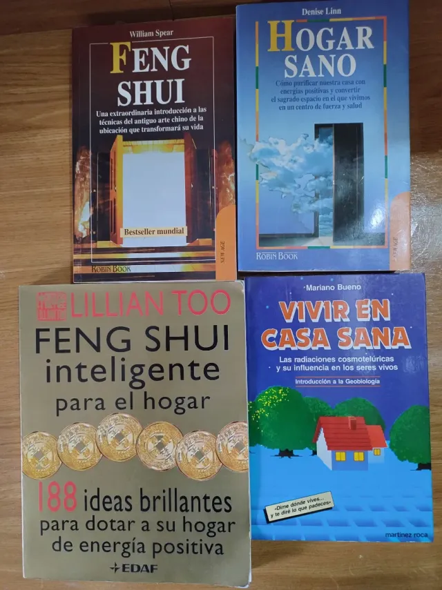 Pack 4 Libros Feng Shui - Hogar Sano