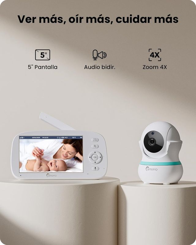 Videocamera per neonati da 5'' / non necessita di wifi