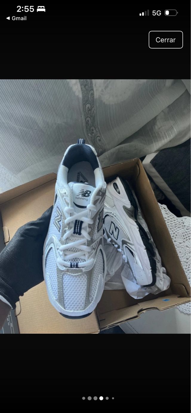 New Balance Caja Gris