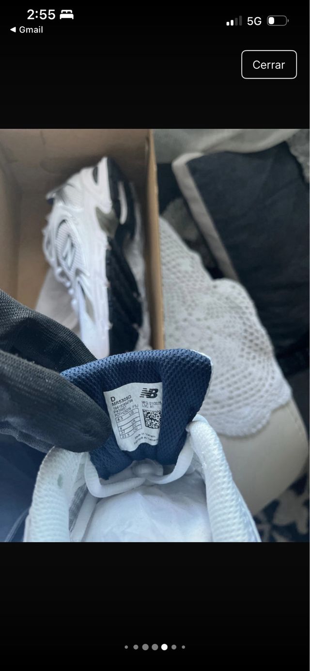 New Balance Caja Gris