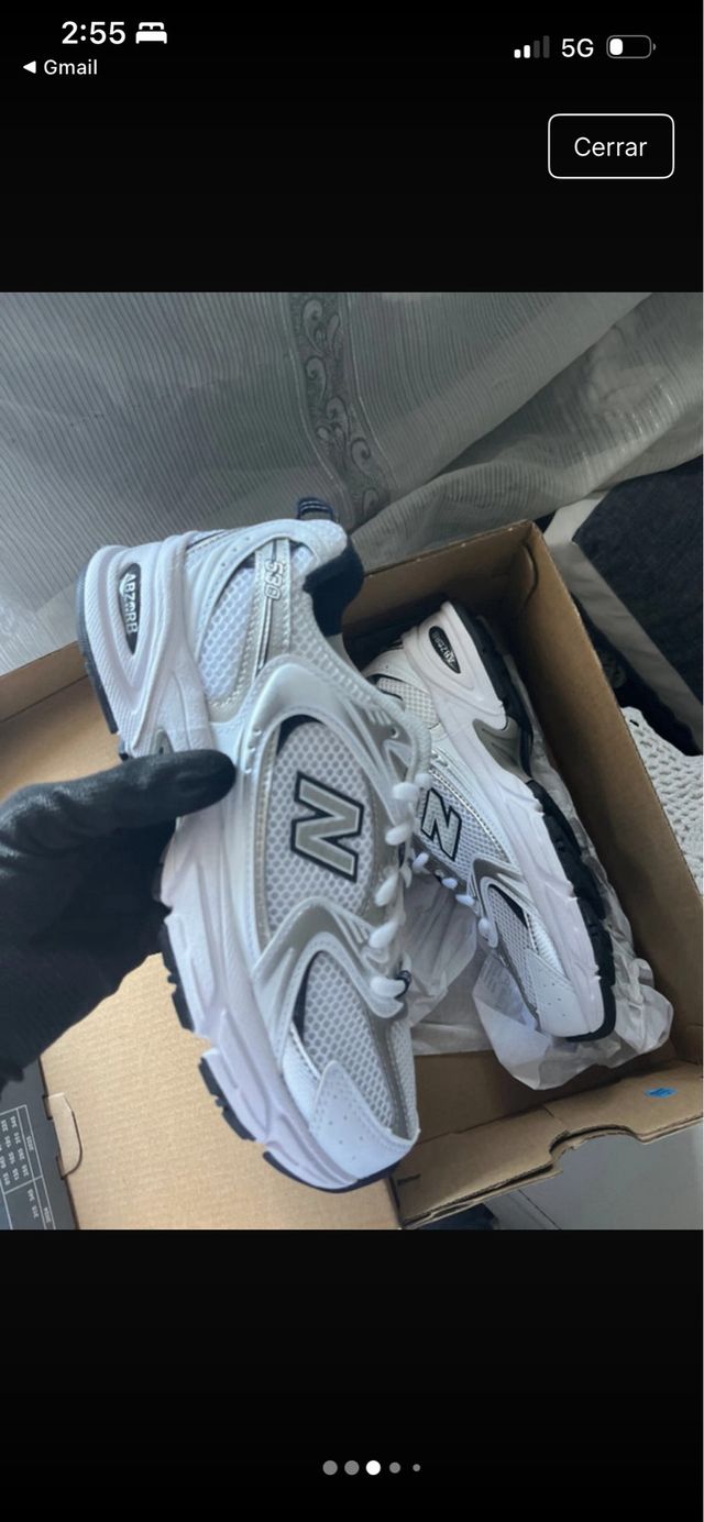 New Balance Caja Gris