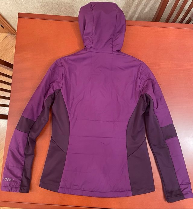 Chaqueta morada con capucha QUECHUA