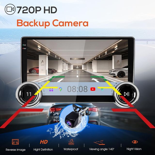 Autoradio 2 DIN CarPlay Android 10.1