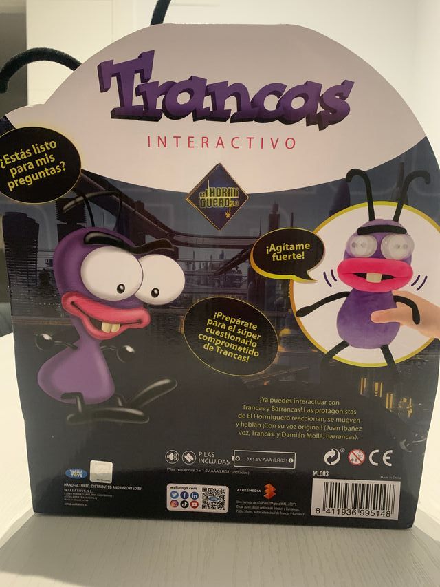 Peluche muñeco hormiga Trancas El Hormiguero