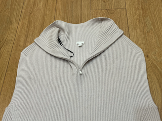 Vestido estilo Chaleco invierno de punto beige H&M