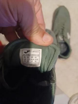 Zapatilla Joma Verde y Blanca