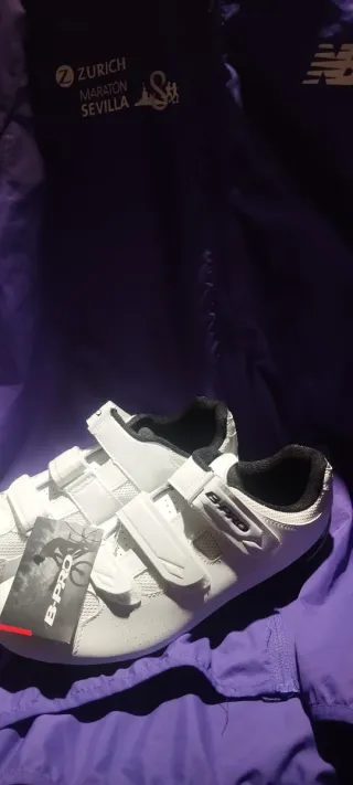Zapatillas Ciclismo Blancas