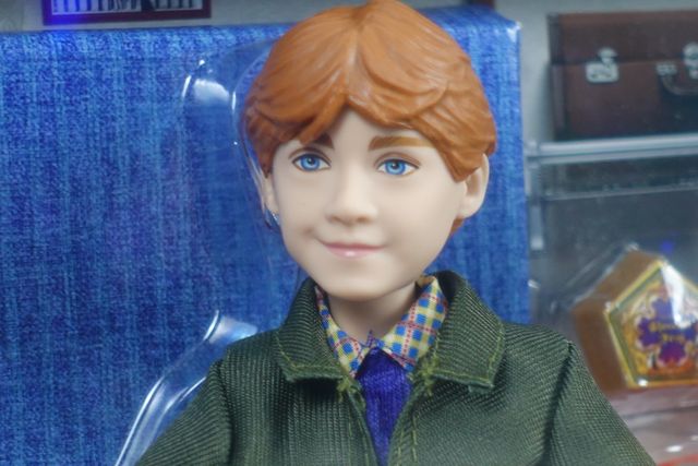 Harry Potter e Ron no comboio de Hogwarts + carro