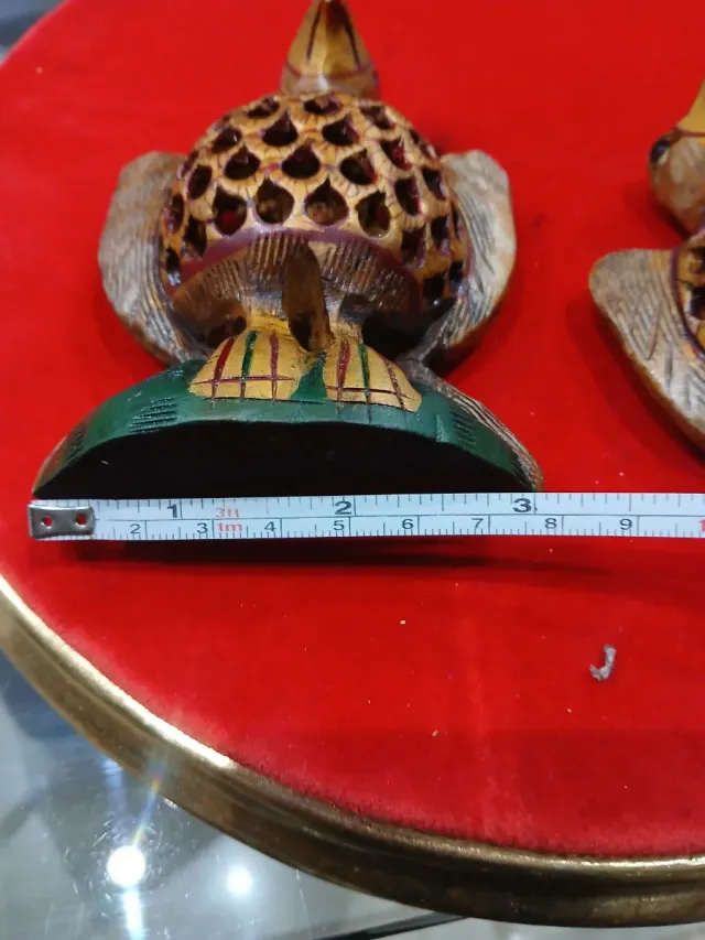 Pareja de Águilas de Madera Decorativas