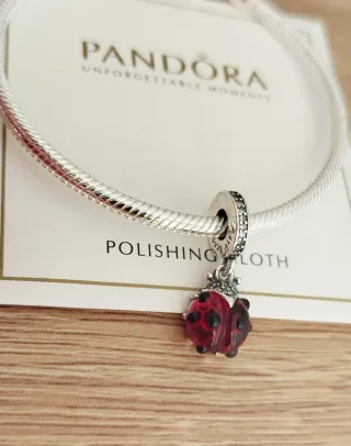 Charm Colgante Mariquita Roja