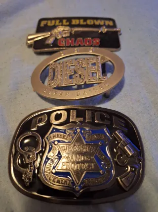 3 Hebillas para Cinturón