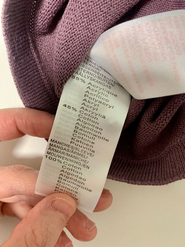 Conjunto morado niña Verbaudet