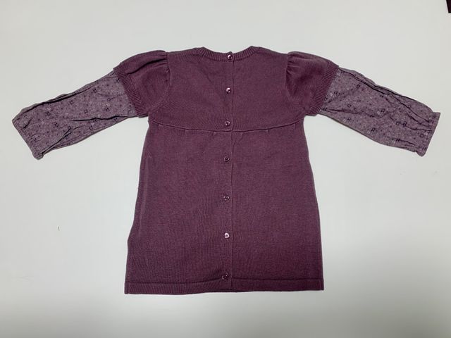 Conjunto morado niña Verbaudet